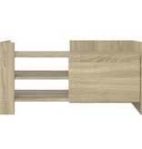 VidaXL Tv-meubel 80x35x40 cm bewerkt hout sonoma eikenkleurig
