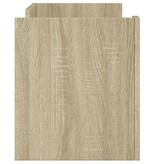 VidaXL Tv-meubel 80x35x40 cm bewerkt hout sonoma eikenkleurig