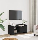 VidaXL Tv-meubel 80x35x40 cm bewerkt hout zwart