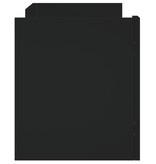 VidaXL Tv-meubel 80x35x40 cm bewerkt hout zwart