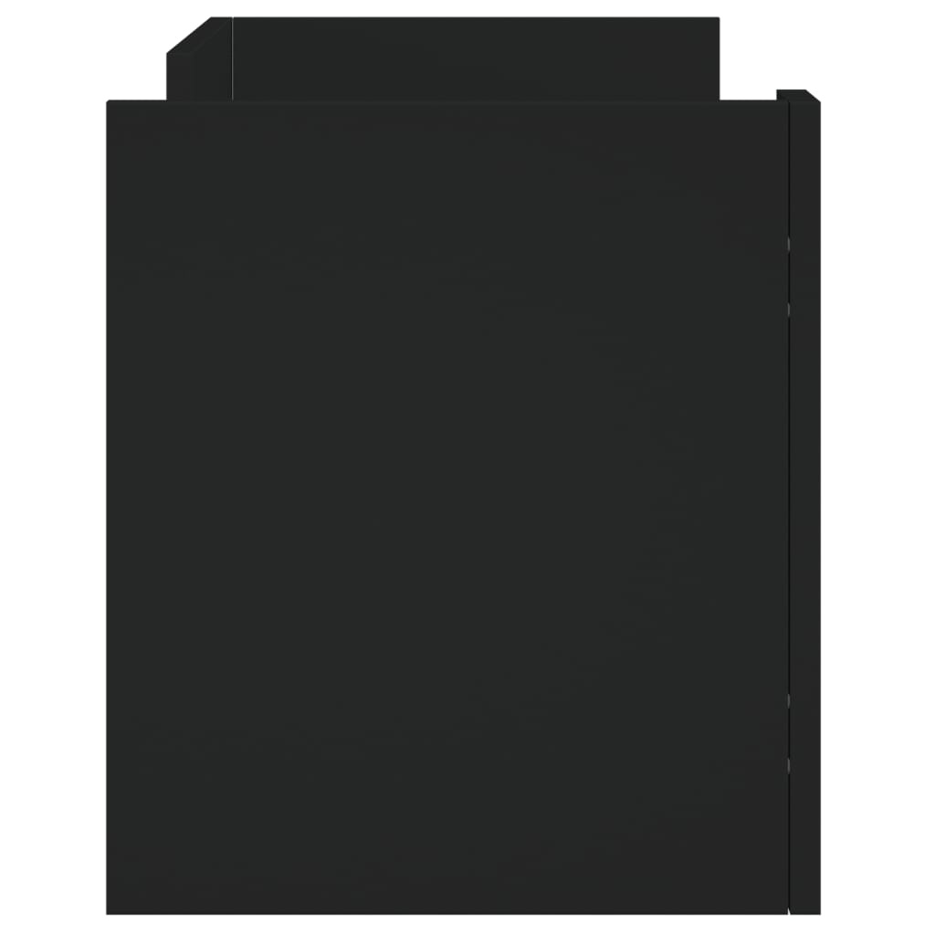 VidaXL Tv-meubel 80x35x40 cm bewerkt hout zwart