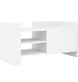 VidaXL Tv-meubel 80x35x40 cm bewerkt hout wit