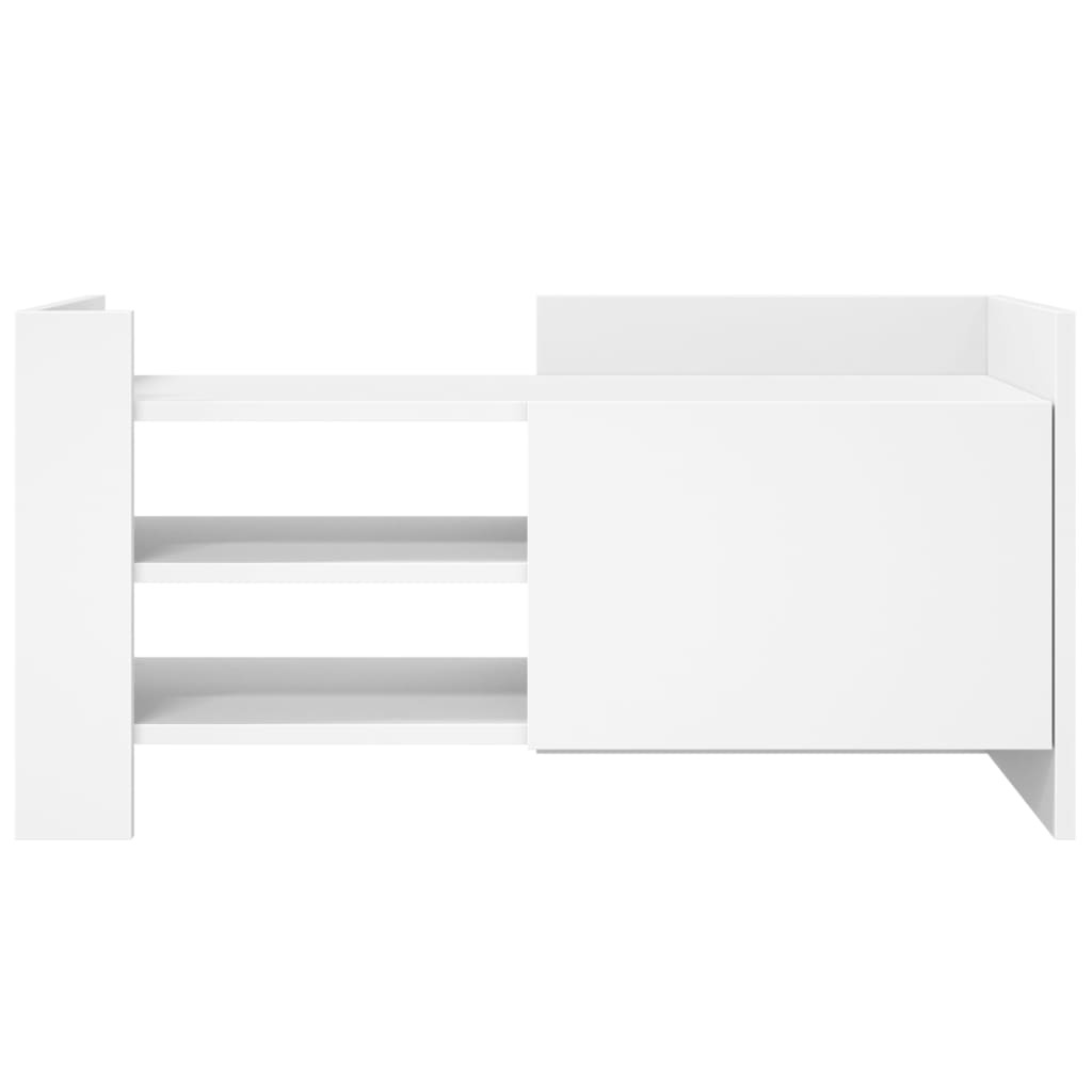 VidaXL Tv-meubel 80x35x40 cm bewerkt hout wit