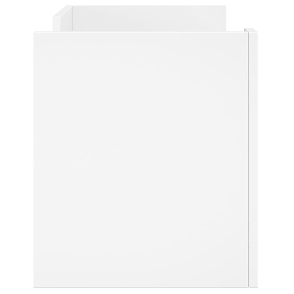 VidaXL Tv-meubel 80x35x40 cm bewerkt hout wit