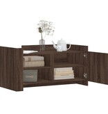VidaXL Salontafel 100x50x50 cm bewerkt hout bruin eikenkleurig