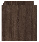 VidaXL Salontafel 100x50x50 cm bewerkt hout bruin eikenkleurig