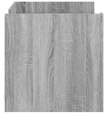 VidaXL Salontafel 100x50x50 cm bewerkt hout grijs sonoma eikenkleur