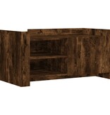 VidaXL Salontafel 100x50x50 cm bewerkt hout gerookt eikenkleurig