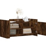 VidaXL Salontafel 100x50x50 cm bewerkt hout gerookt eikenkleurig