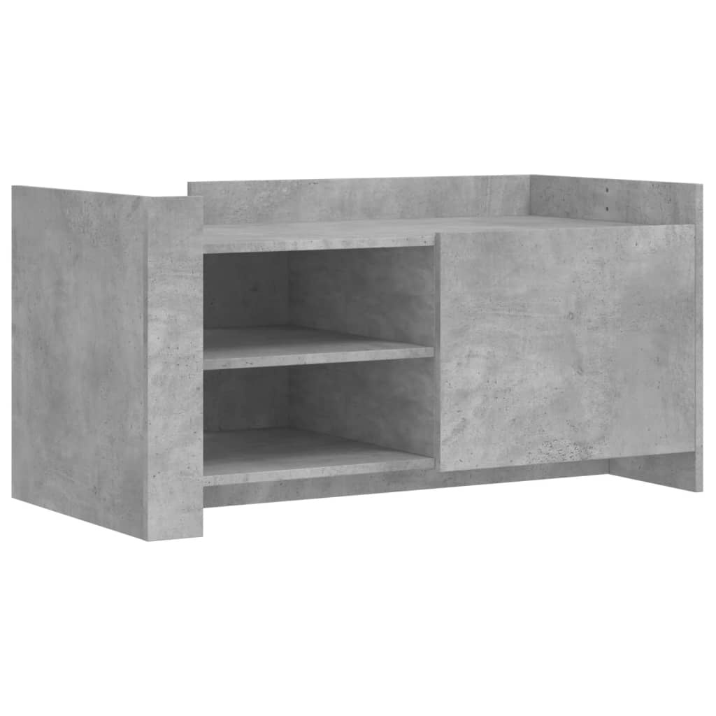 VidaXL Salontafel 100x50x50 cm bewerkt hout betongrijs