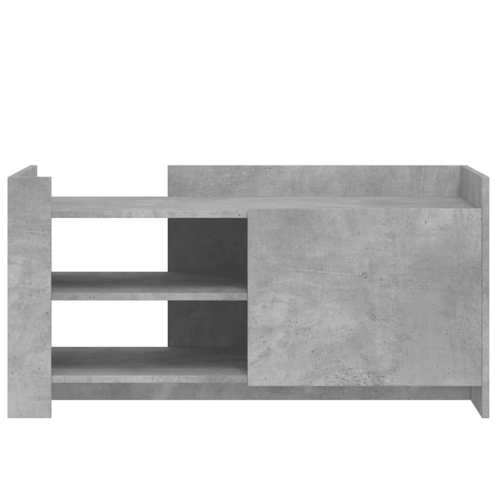 VidaXL Salontafel 100x50x50 cm bewerkt hout betongrijs