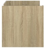 VidaXL Salontafel 100x50x50 cm bewerkt hout sonoma eikenkleurig