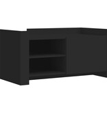 VidaXL Salontafel 100x50x50 cm bewerkt hout zwart