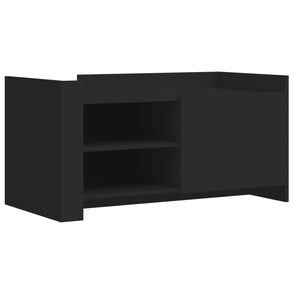 VidaXL Salontafel 100x50x50 cm bewerkt hout zwart