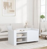 VidaXL Salontafel 100x50x50 cm bewerkt hout wit