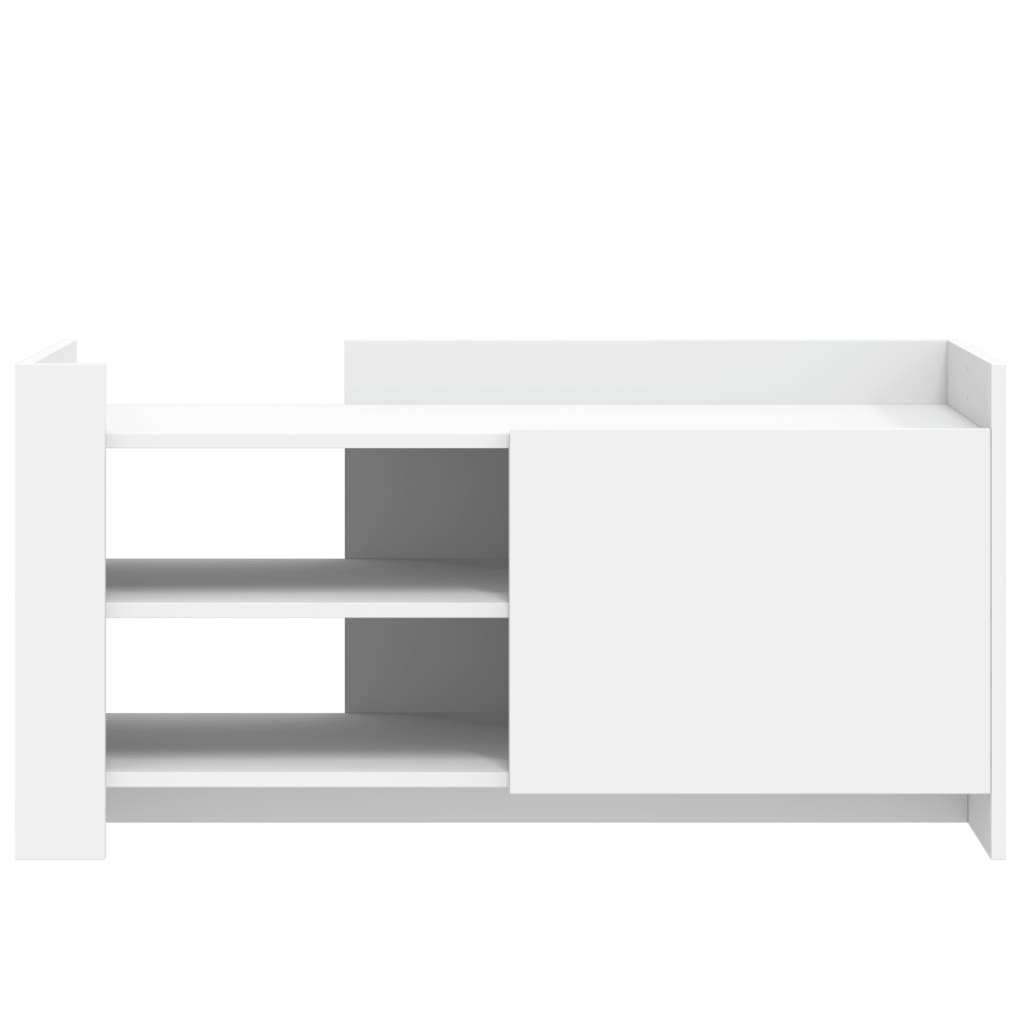 VidaXL Salontafel 100x50x50 cm bewerkt hout wit