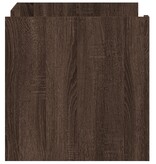 VidaXL Salontafel 80x50x50 cm bewerkt hout bruin eikenkleur