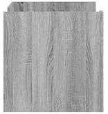 VidaXL Salontafel 80x50x50 cm bewerkt hout grijs sonoma eikenkleur
