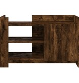 VidaXL Salontafel 80x50x50 cm bewerkt hout gerookt eikenkleurig