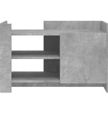 VidaXL Salontafel 80x50x50 cm bewerkt hout betongrijs