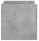 VidaXL Salontafel 80x50x50 cm bewerkt hout betongrijs