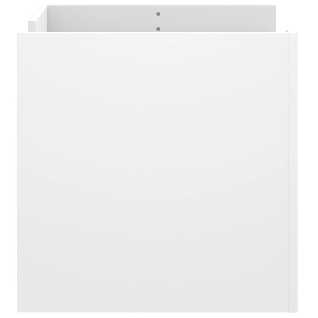 VidaXL Salontafel 80x50x50 cm bewerkt hout wit