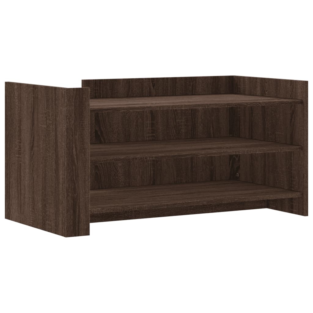 VidaXL Salontafel 100x50x50 cm bewerkt hout bruin eikenkleurig