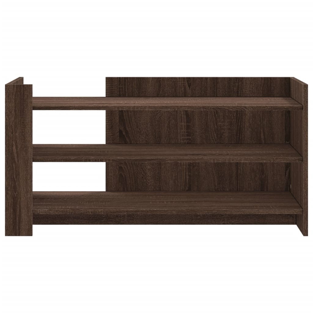 VidaXL Salontafel 100x50x50 cm bewerkt hout bruin eikenkleurig