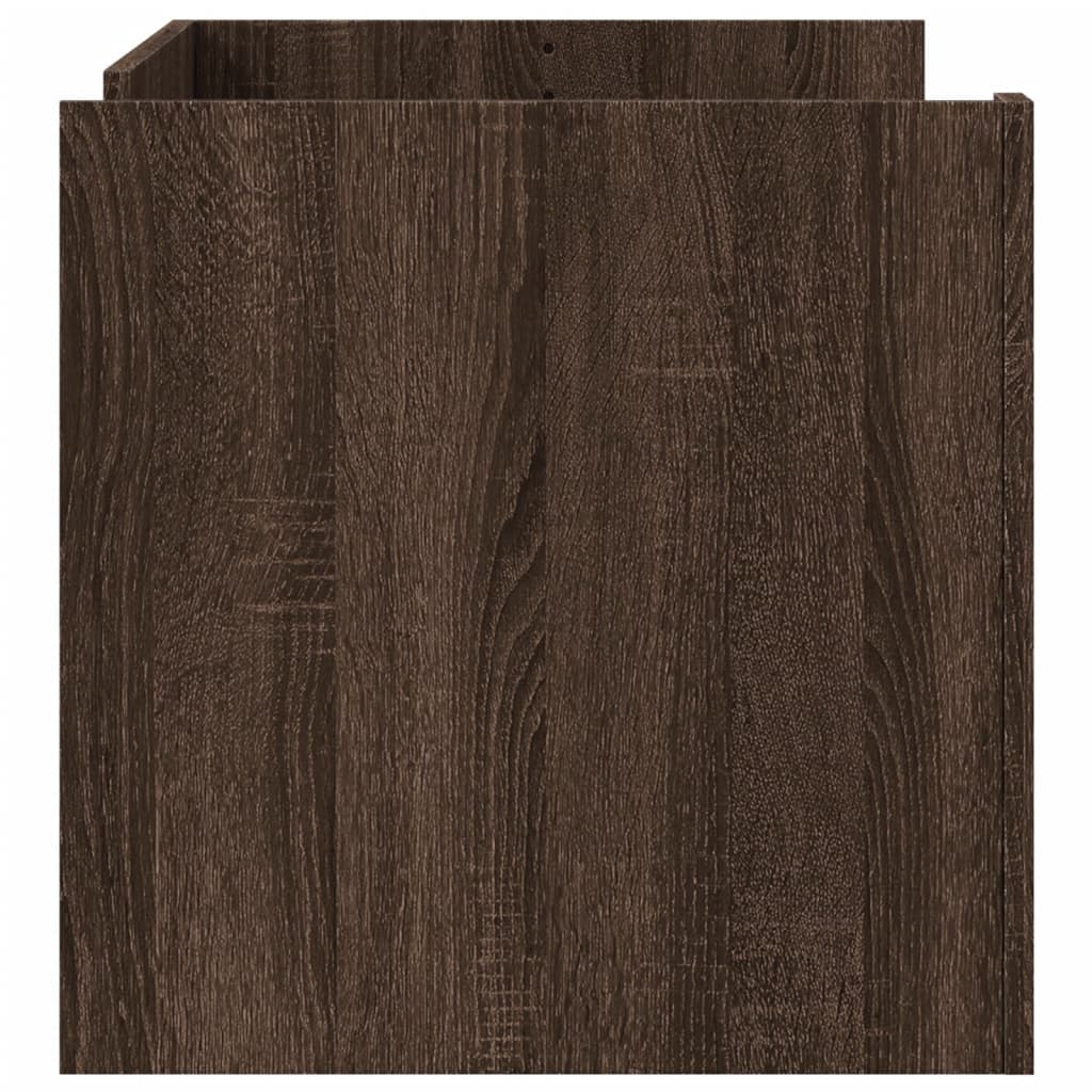 VidaXL Salontafel 100x50x50 cm bewerkt hout bruin eikenkleurig