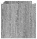 VidaXL Salontafel 100x50x50 cm bewerkt hout grijs sonoma eikenkleur