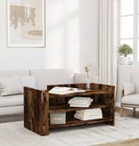 VidaXL Salontafel 100x50x50 cm bewerkt hout gerookt eikenkleurig