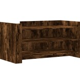 VidaXL Salontafel 100x50x50 cm bewerkt hout gerookt eikenkleurig