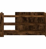 VidaXL Salontafel 100x50x50 cm bewerkt hout gerookt eikenkleurig
