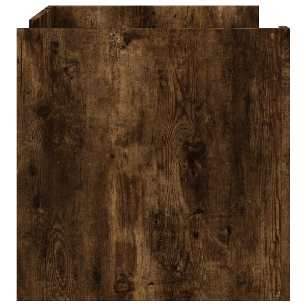 VidaXL Salontafel 100x50x50 cm bewerkt hout gerookt eikenkleurig