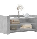 VidaXL Salontafel 100x50x50 cm bewerkt hout betongrijs