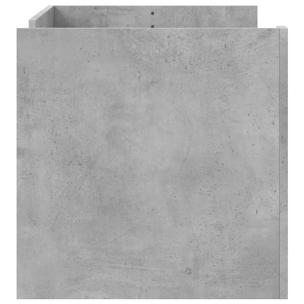 VidaXL Salontafel 100x50x50 cm bewerkt hout betongrijs