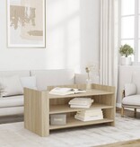 VidaXL Salontafel 100x50x50 cm bewerkt hout sonoma eikenkleurig
