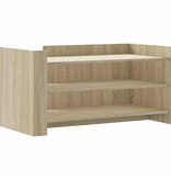 VidaXL Salontafel 100x50x50 cm bewerkt hout sonoma eikenkleurig