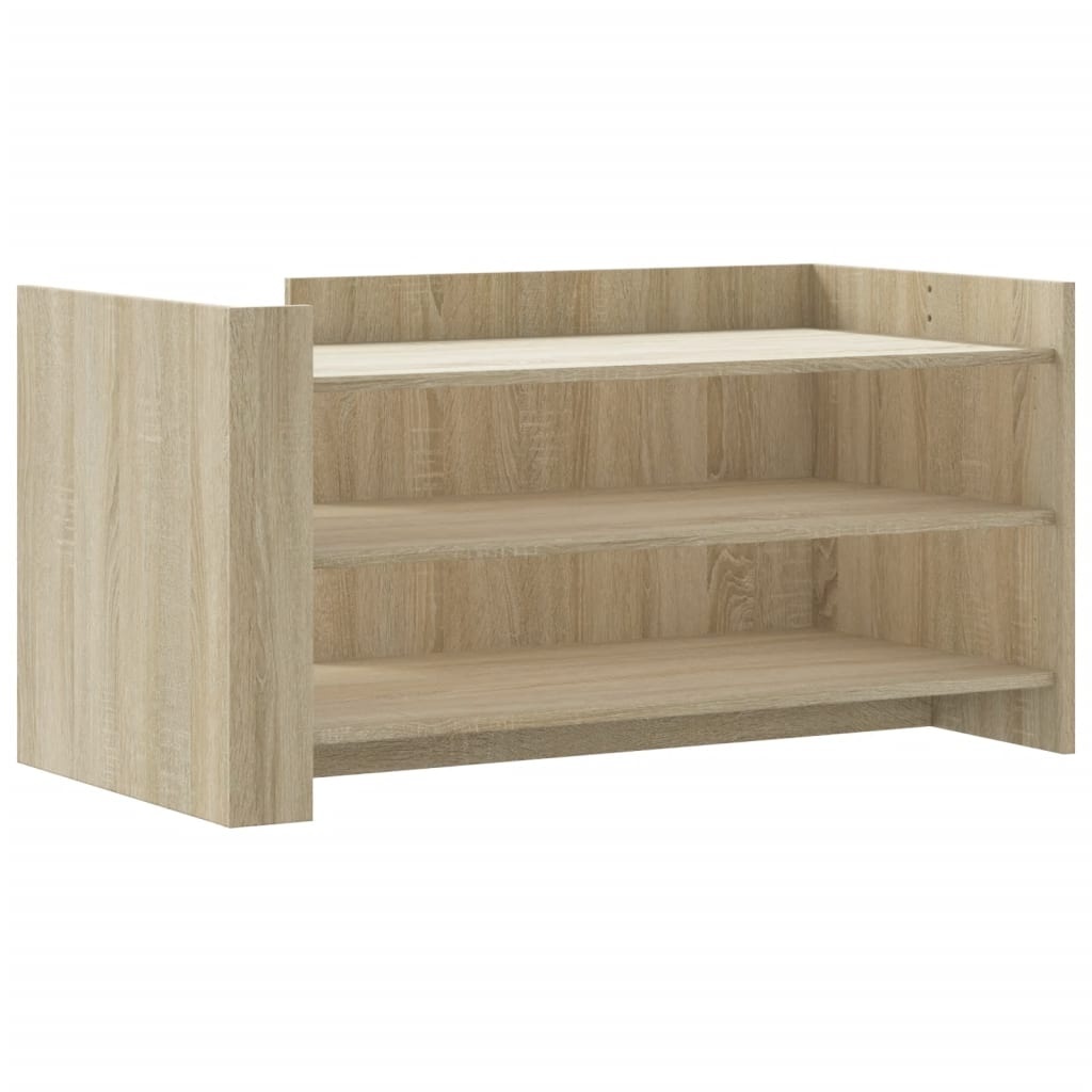 VidaXL Salontafel 100x50x50 cm bewerkt hout sonoma eikenkleurig
