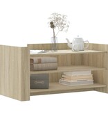 VidaXL Salontafel 100x50x50 cm bewerkt hout sonoma eikenkleurig