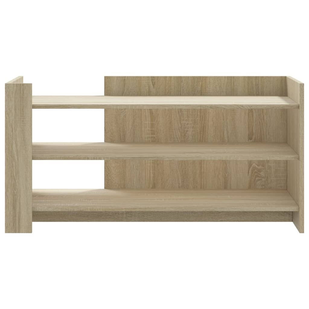 VidaXL Salontafel 100x50x50 cm bewerkt hout sonoma eikenkleurig
