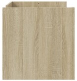 VidaXL Salontafel 100x50x50 cm bewerkt hout sonoma eikenkleurig