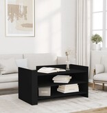 VidaXL Salontafel 100x50x50 cm bewerkt hout zwart