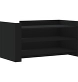 VidaXL Salontafel 100x50x50 cm bewerkt hout zwart