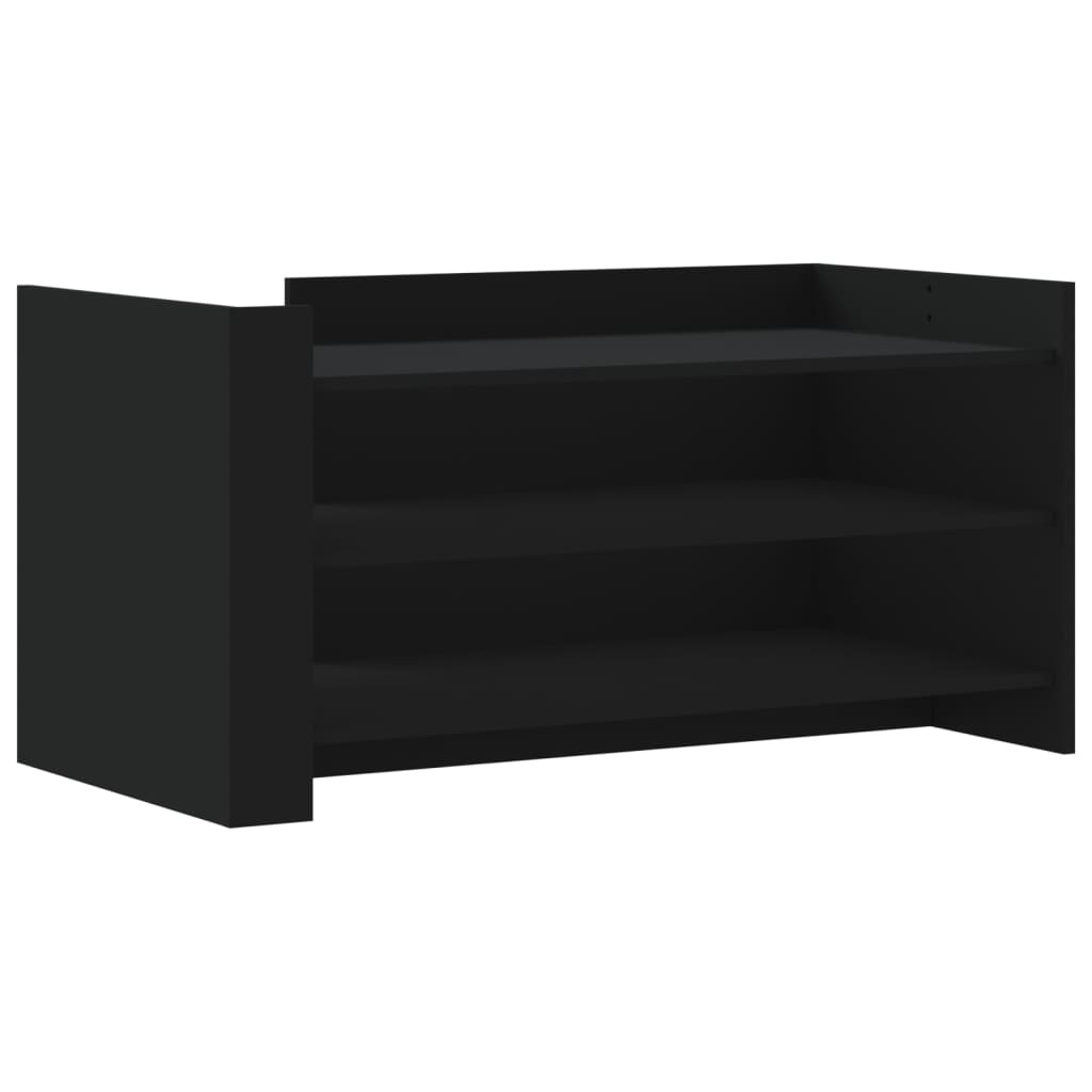 VidaXL Salontafel 100x50x50 cm bewerkt hout zwart
