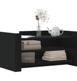 VidaXL Salontafel 100x50x50 cm bewerkt hout zwart