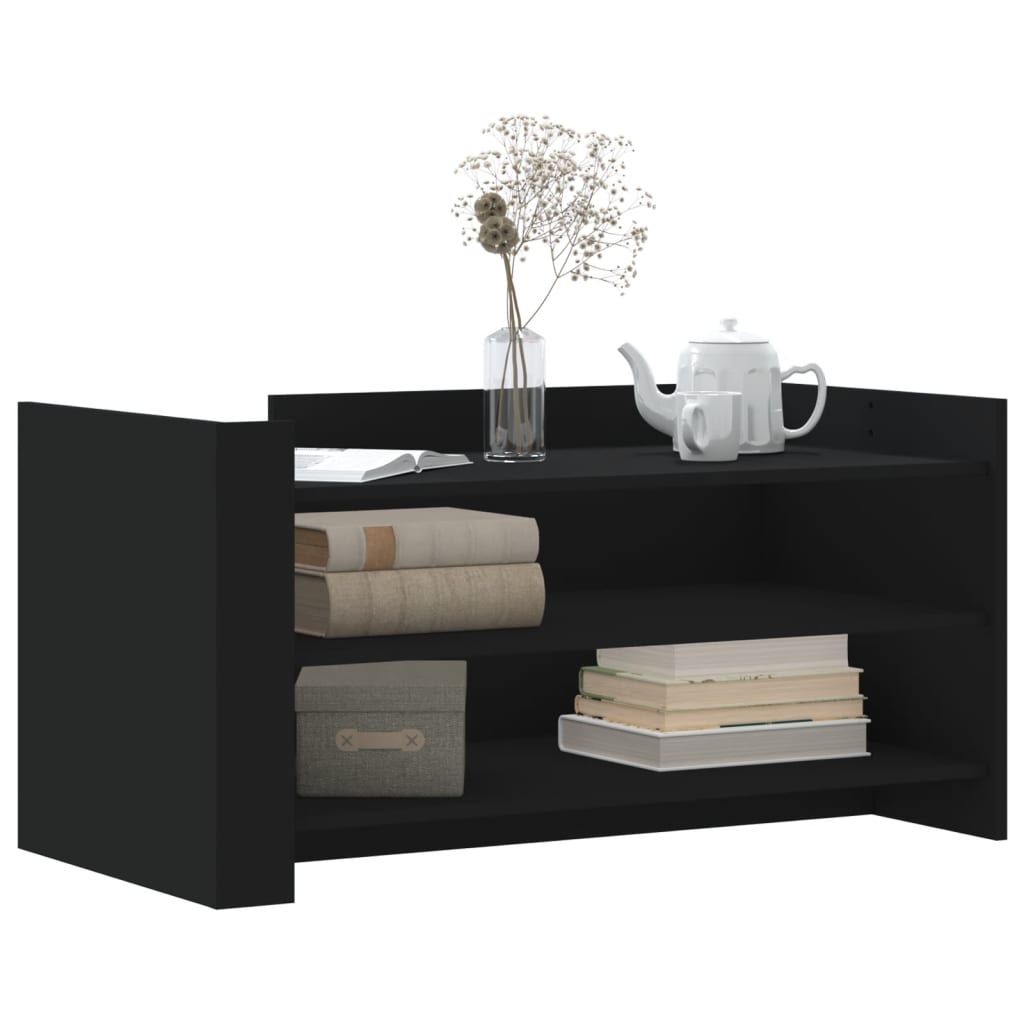 VidaXL Salontafel 100x50x50 cm bewerkt hout zwart