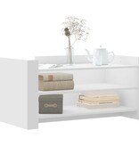 VidaXL Salontafel 100x50x50 cm bewerkt hout wit