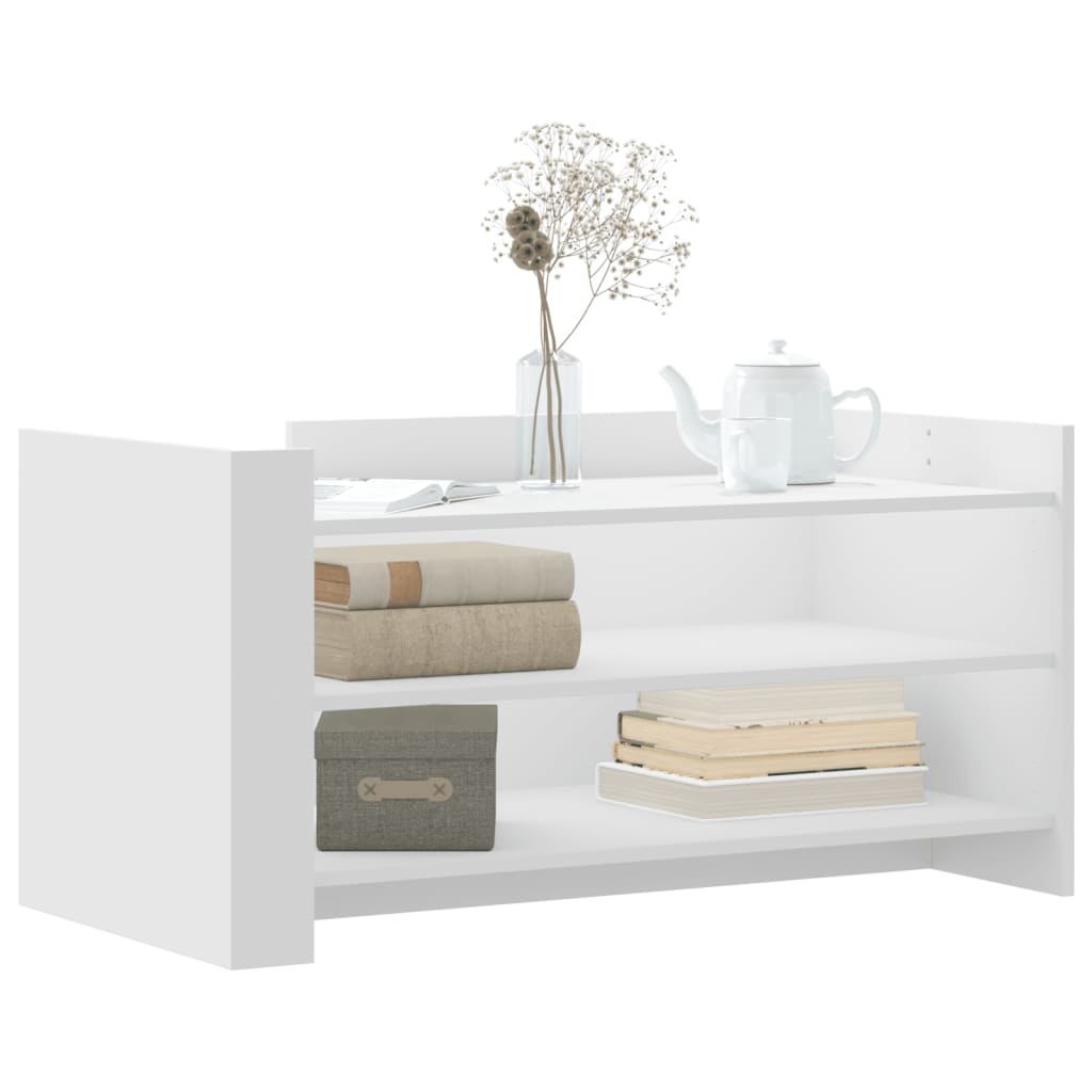 VidaXL Salontafel 100x50x50 cm bewerkt hout wit