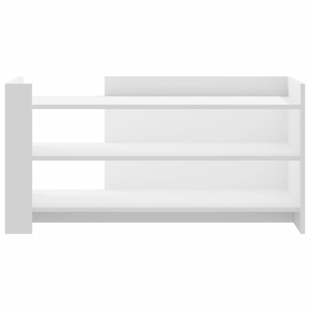 VidaXL Salontafel 100x50x50 cm bewerkt hout wit